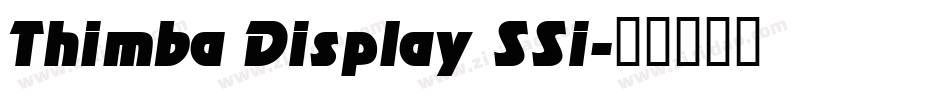 Thimba Display SSi字体转换